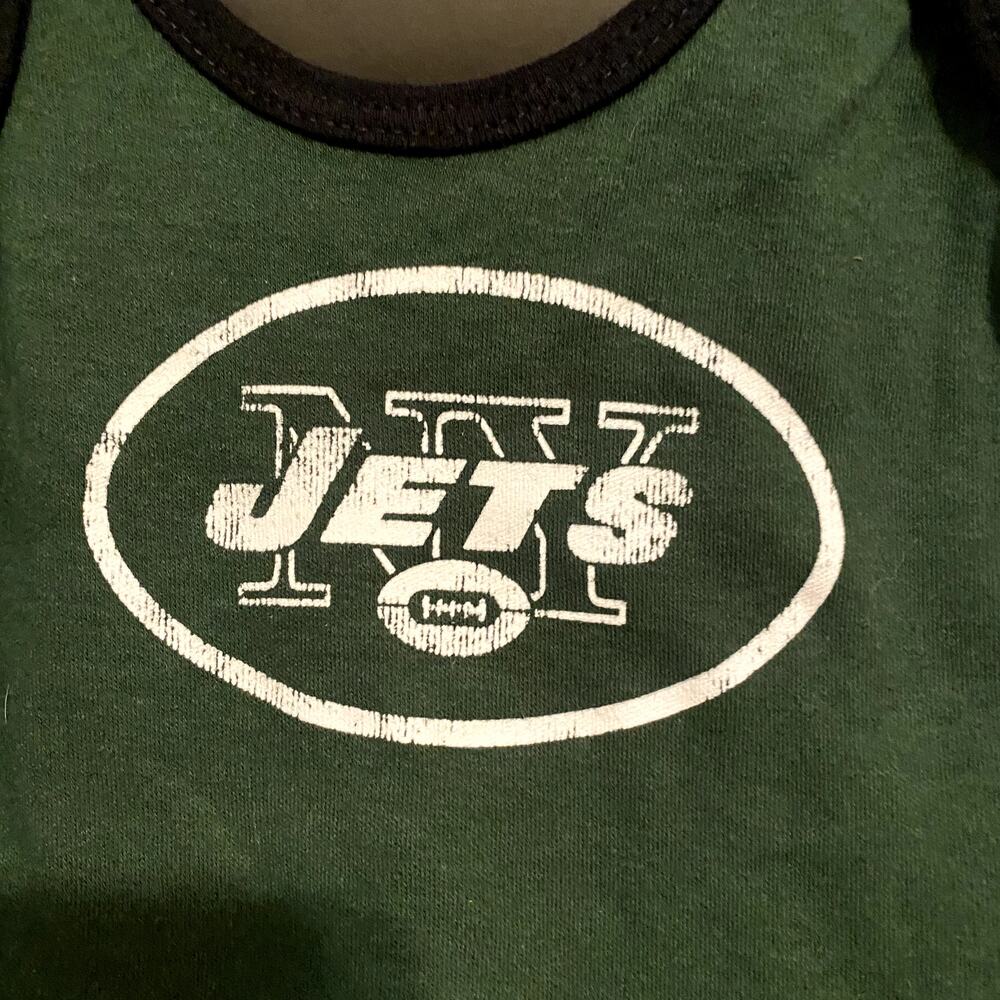 Newborn NY Jets Bodysuits NWT 0–3 Months – 2-Pack Short Sleeve NFL Baby Fan Gear - Picture 3 of 6